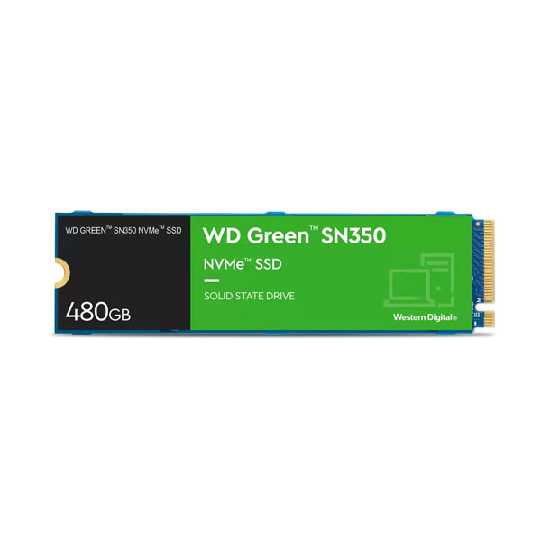 Ổ cứng SSD Western Green 480GB M.2 2280 PCIe NVMe 3x4 (WDS480G2G0C)
