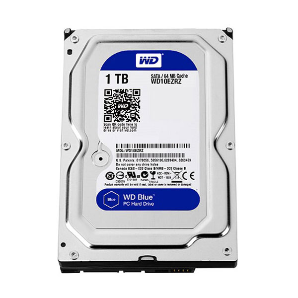 Ổ cứng HDD Western Blue 1TB - WD10EZEX (3.5 inch, 7200RPM, SATA, 64MB Cache)