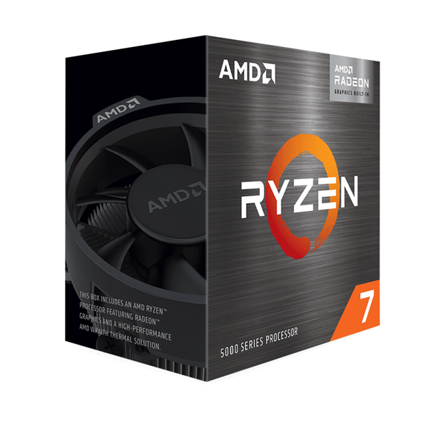CPU AMD Ryzen 7 5700G (Up To 4.6GHz, 8 Nhân 16 Luồng, 16M Cache)